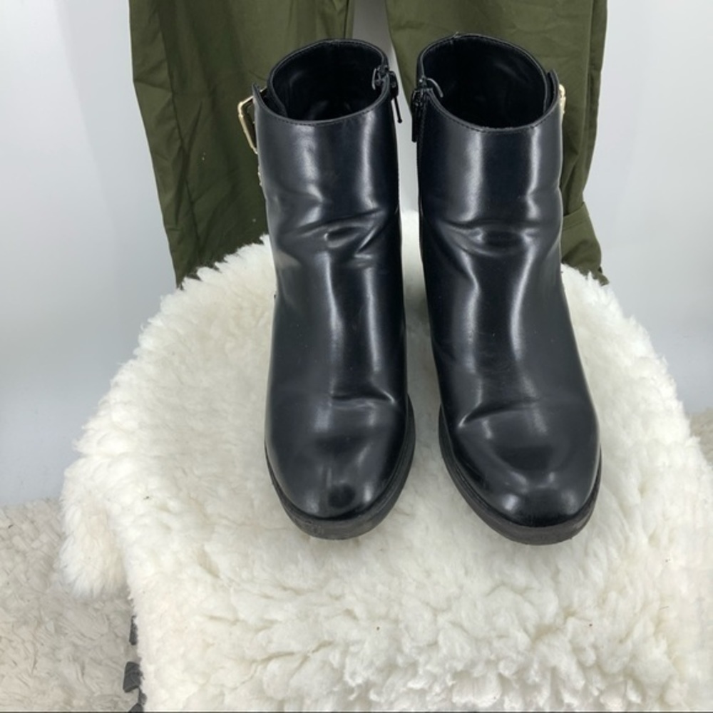 Zara Trafaluc Black ankle boot 8/38 - Picture 8 of 8